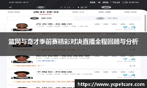 篮网与奇才季前赛精彩对决直播全程回顾与分析